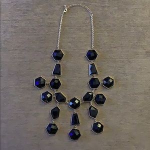 H&M Black and Gold Statement Necklace